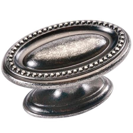 Belwith Products 1.75 x 1.12 in. Altair Oval Knob - Black Nickel Vibed BWP3600 BNV